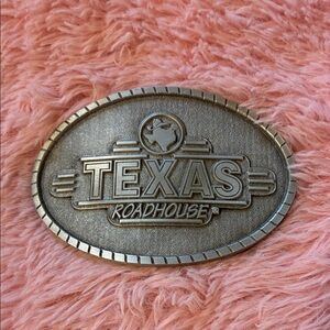 Texas Roadhouse Pewter Belt Buckle